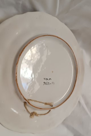 Piatto decorativo da parete in ceramica