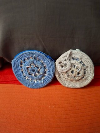 Set de 2 Monederos Artesanales