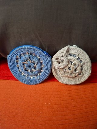 Set de 2 Monederos Artesanales