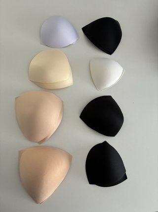 Rellenos para sujetador (beige, negro, blanco)