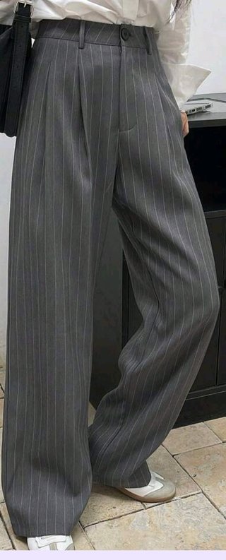 Pantalones de vestir Shein grises talla L