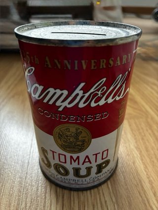 Hucha Lata Campbell's 125 Aniversario