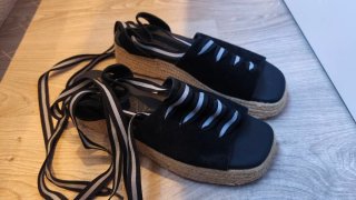 Sandalias de Verano Negras Talla 41
