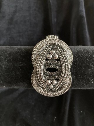 Pulsera Egipcia Vintage Plateada
