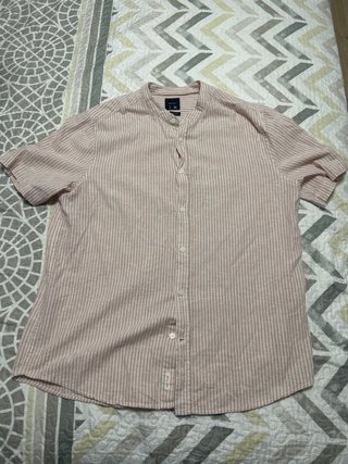 Camisa de rayas H&M beige