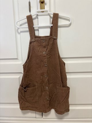 Vestido Peto de Pana Marrón
