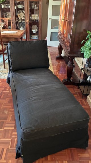 Chaise Longue Ikea Ektorp Marrón Chocolate