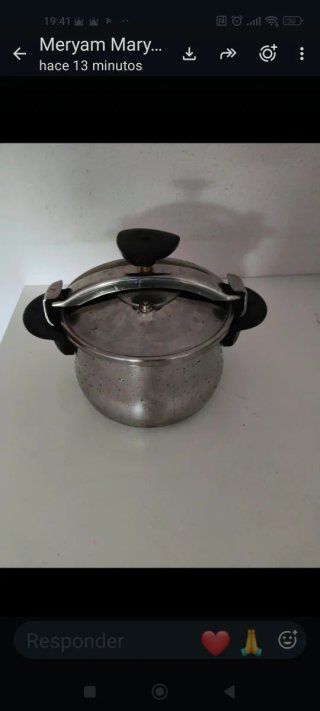 Olla a presión de acero inoxidable