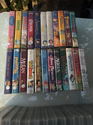 Colección 24 Películas Disney VHS