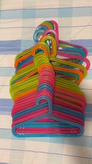 Set di 30 appendiabiti Ikea multicolore