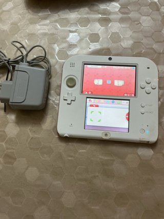 Nintendo 2DS Bianca con caricabatterie