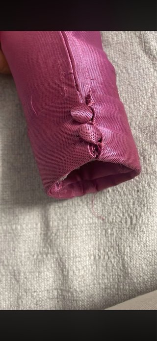 Corpiño fallera fucsia con encaje