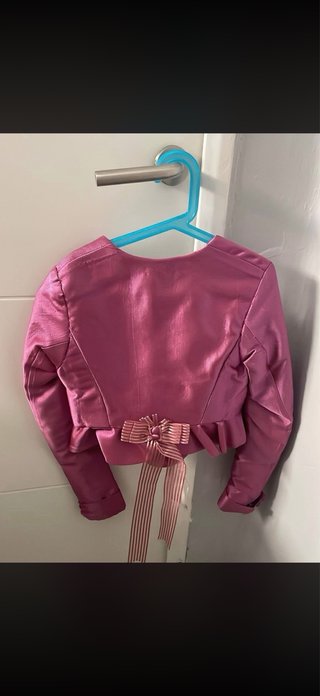 Corpiño fallera fucsia con encaje