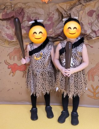 Disfraz Niña Troglodita Talla 5-6