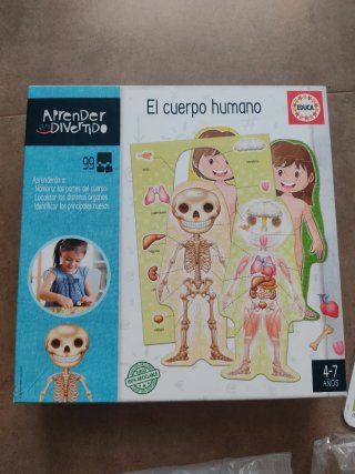 Juego Educa El Cuerpo Humano 4-7 años