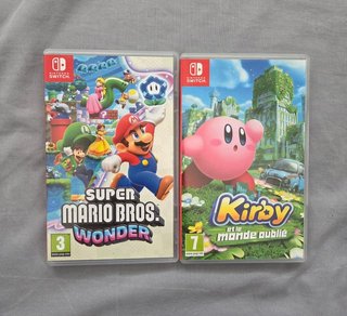 Super Mario Bros Wonder + Kirby la Tierra Olvidada