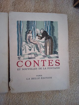Contes et nouvelles de la Fontaine. Novela erótica