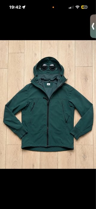 CP Company Soft Shell Chaqueta Verde Con factura