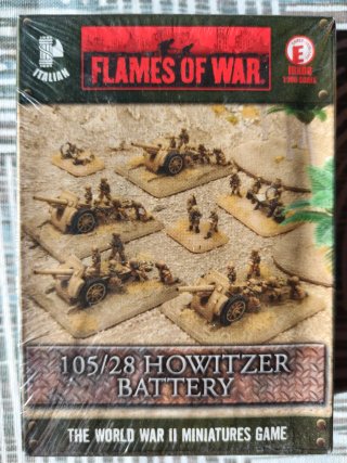 Flames of War 105/28 Howitzer Battery