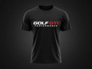 Camiseta GOLF GTI PERFORMANCE Negra Talla Única