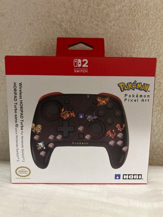 Mando Horipad Nintendo Switch 2 Pokémon Pixel Art