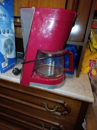 Cafetera Roja