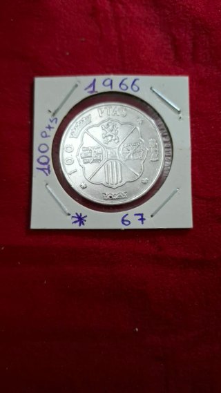 Moneda 100 Pesetas 1966*67
