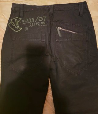 Celio Pantalones Negros con Cremallera