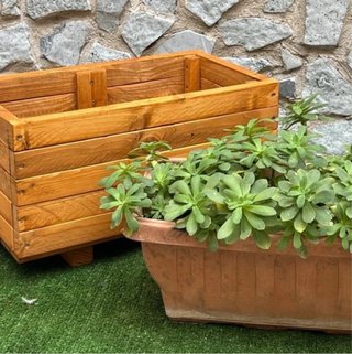 Set Fioriere Rialzate Legno