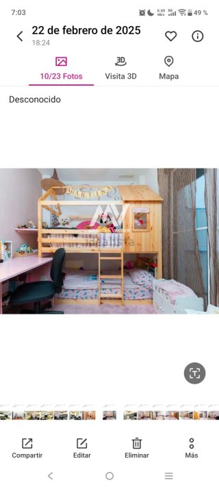 Litera Infantil Montessori de Madera