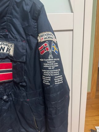 Abrigo Geographical Norway Azul Talla S