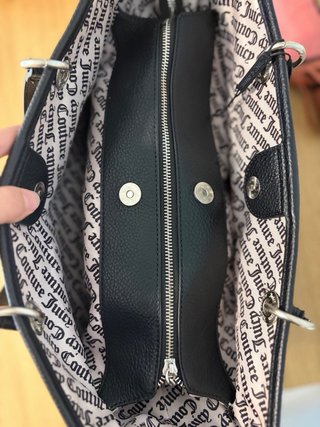 Bolso Juicy Couture Negro Terciopelo Premium