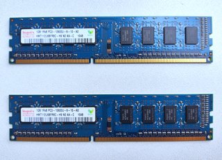 2GB (2X1GB) Memoria RAM DDR3 Hynix 1333 MHz