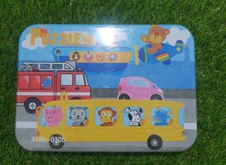 Puzzle metálico infantil