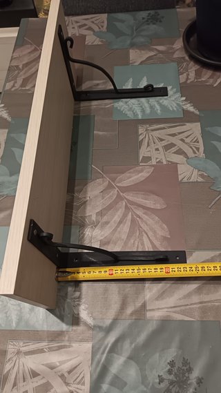 4 Scaffali in Legno e Metallo ~60x20cm