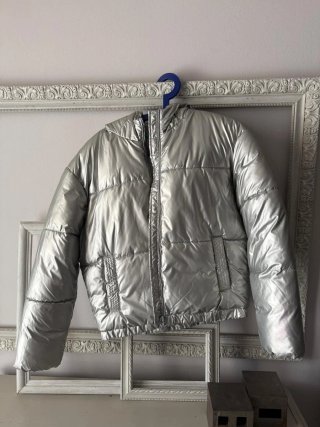 Chaqueta Anorak United Colors of Benetton Plata