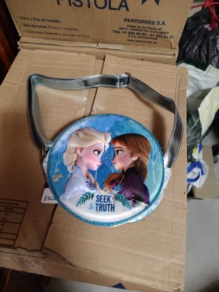 Bolso Infantil Redondo Frozen
