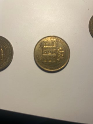 Monedas conmemorativas París Francia