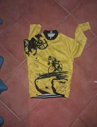 Maillot de Ciclismo Amarillo