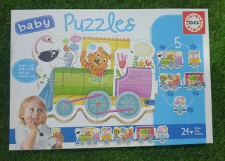 Puzzle infantil Educa Baby Puzzles Tren 5 Piezas