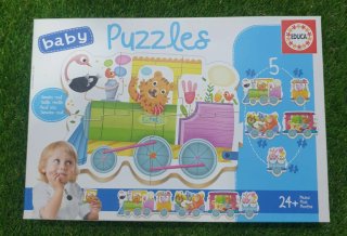Puzzle infantil Educa Baby Puzzles Tren 5 Piezas