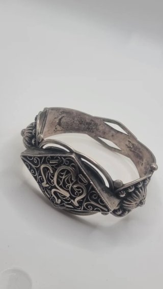 Antiguo Brazalete Bereber de Plata S.XX