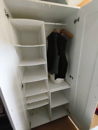 Armario Blanco de Dos Puertas