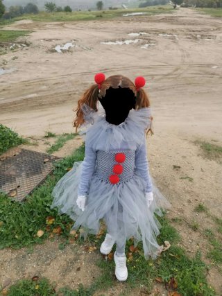 Disfraz Payaso IT Niña 6 Años