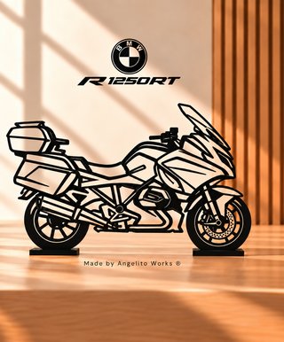 BMW R1250RT Moto Maqueta Silueta 3D 20cm