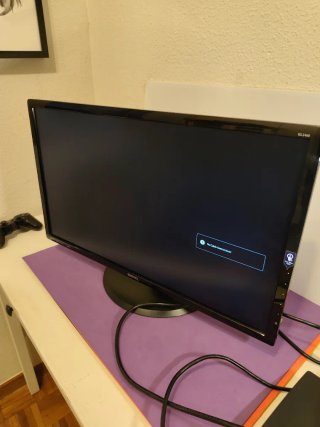 Monitor BenQ GL2460 con base Lenovo