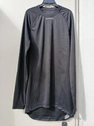Camiseta térmica B'TWIN negra