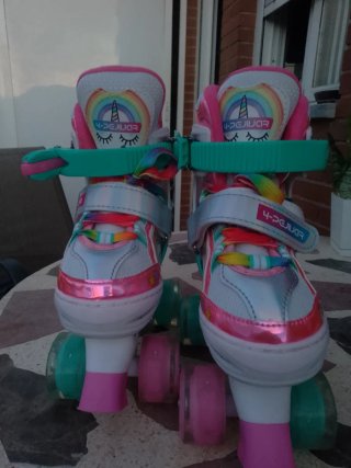 Patines de Cuatro Ruedas Unicornio