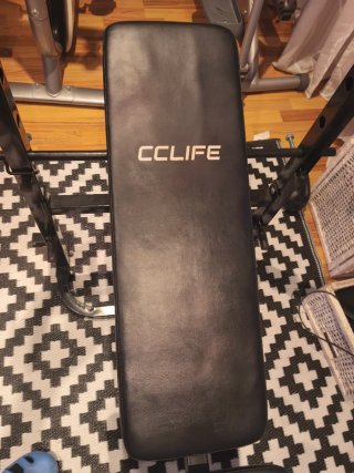 Banco de pesas CCLIFE pressbanca, extensión pierna