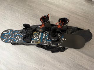 Tabla Snow Atomic 158cm y Botas talla 44
